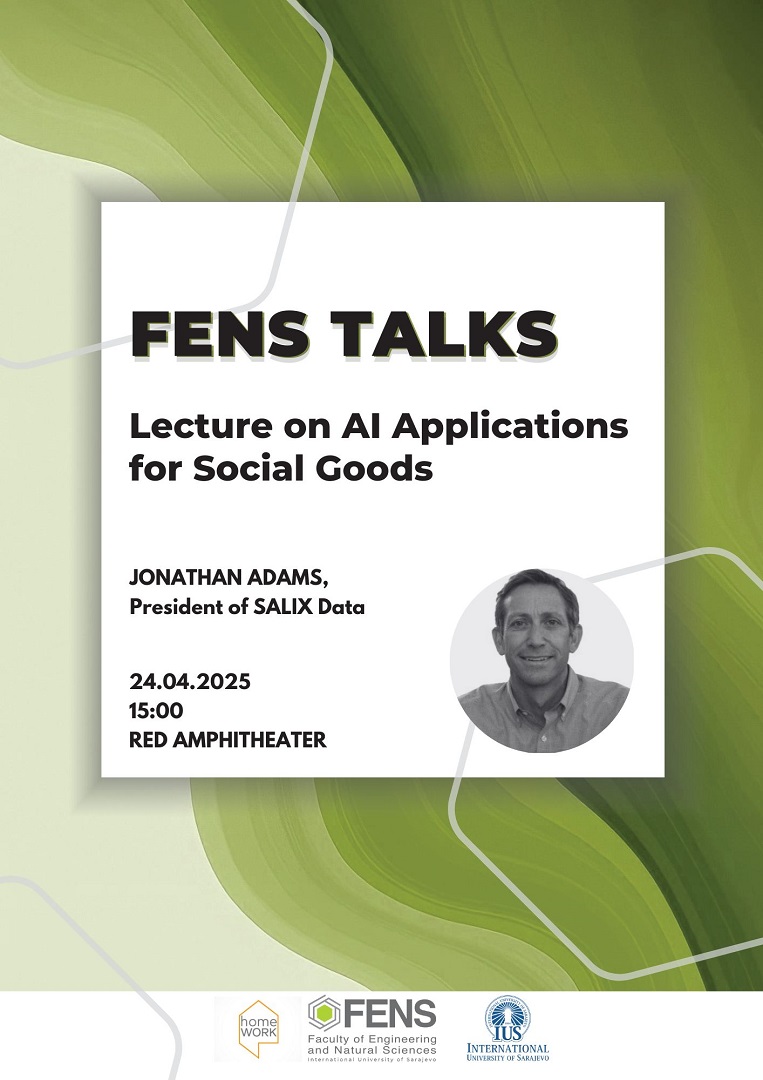 FENS Talk: AI Applications for Social Good
