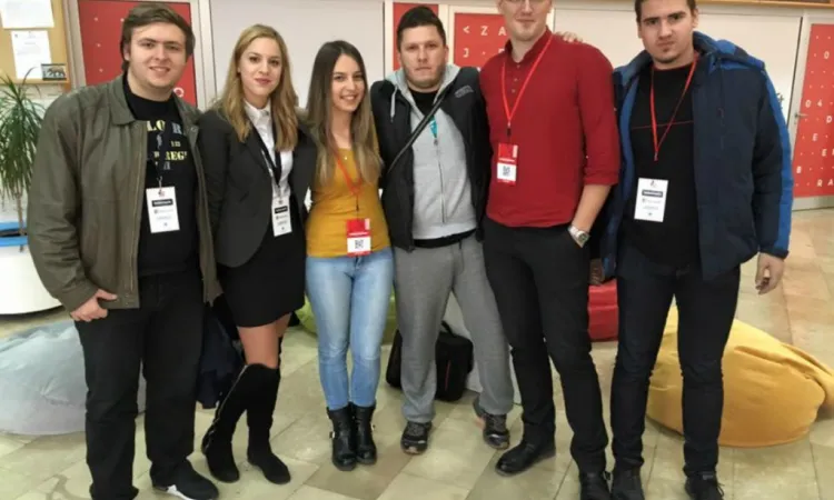 IUS Student Kemal Hrelja won the 2nd place at the Hackathon organized by US Embassy