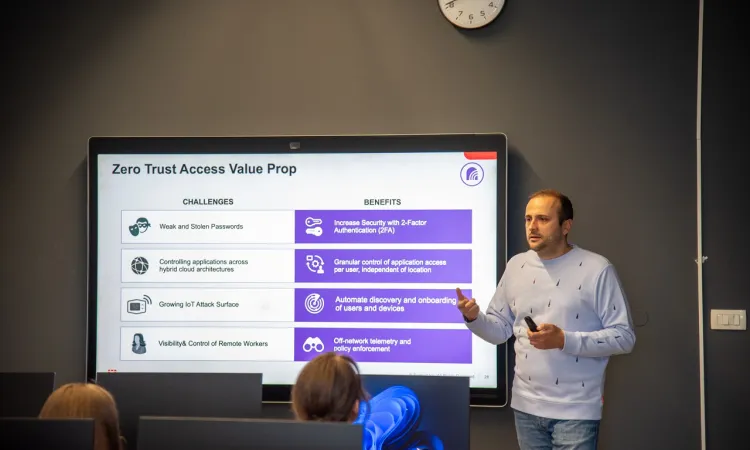 Fortinet Expert Delivers Cybersecurity Talk at IUS: Zero Trust, Zero Downtime